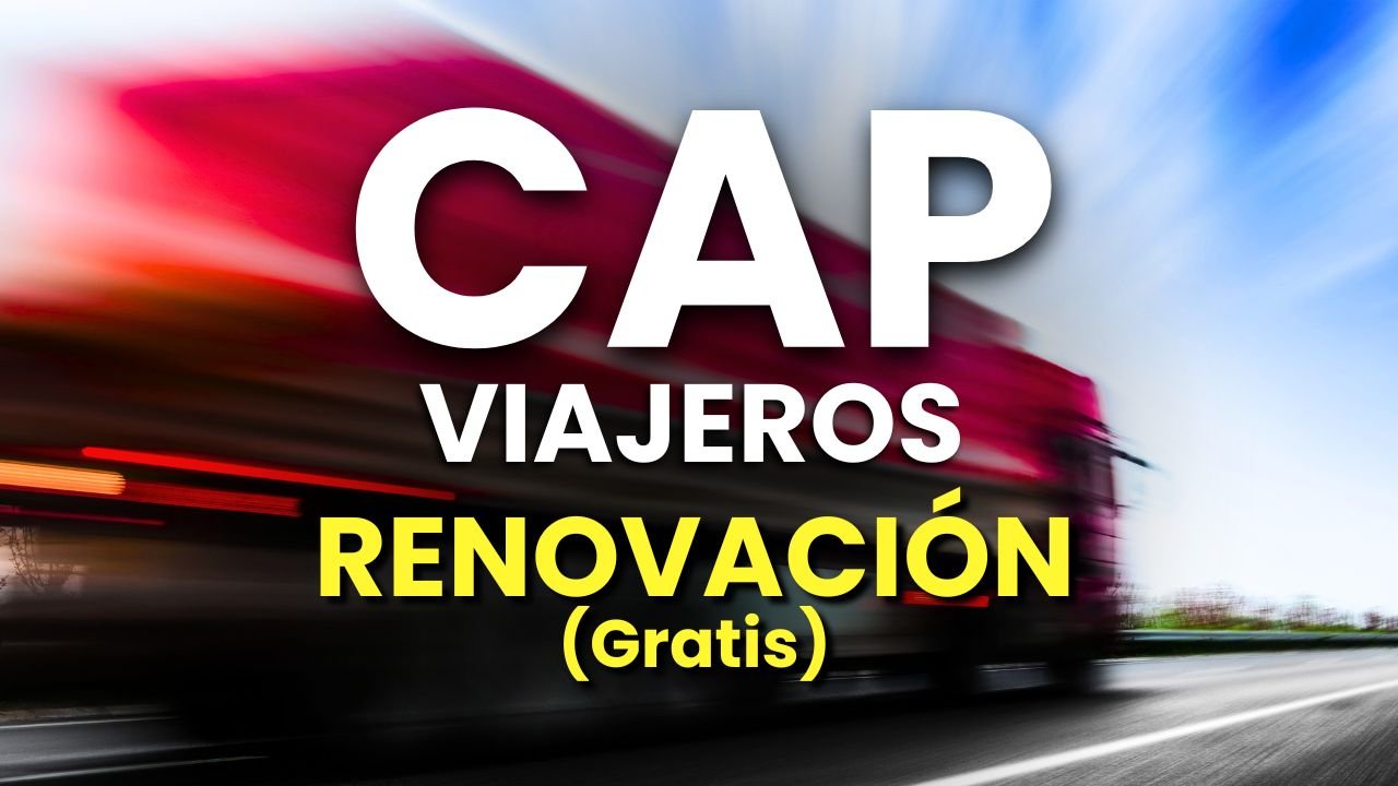 CAP Viajeros renovación gratis